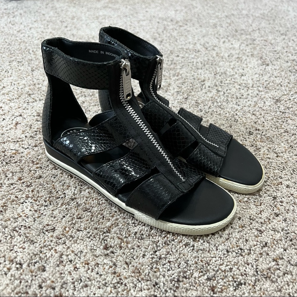 Marc By Marc Jacobs Python Embossed Gladiator San… - image 2